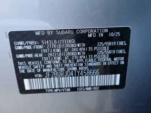 New 2026 Subaru Outback Touring XT AWD/4WD image 25