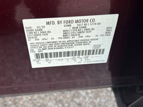 Used 2022 Lincoln Nautilus Reserve image 26