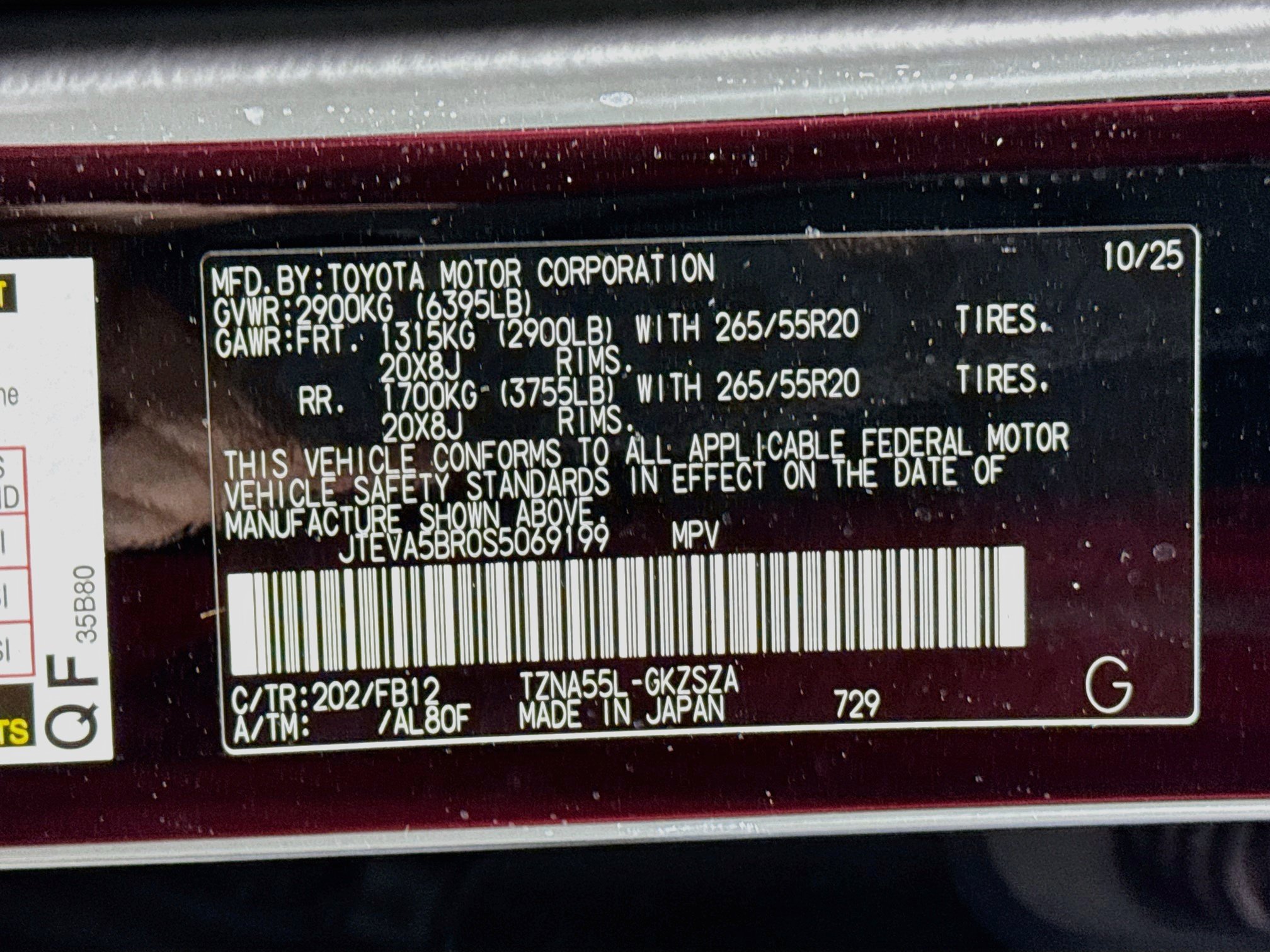 Certified 2025 Toyota 4Runner TRD Sport AWD/4WD image 32