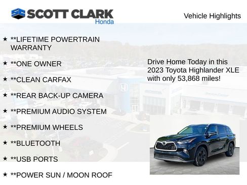 Used 2023 Toyota Highlander XLE FWD image 11
