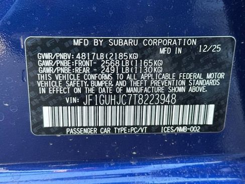 New 2026 Subaru Impreza RS AWD/4WD image 24