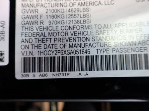 Certified 2025 Honda Accord EX-L image 33