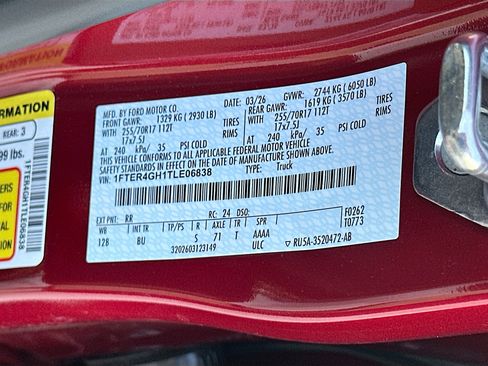 New 2026 Ford Ranger XLT RWD image 20