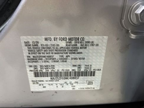 Used 2021 Ford EcoSport S FWD image 27