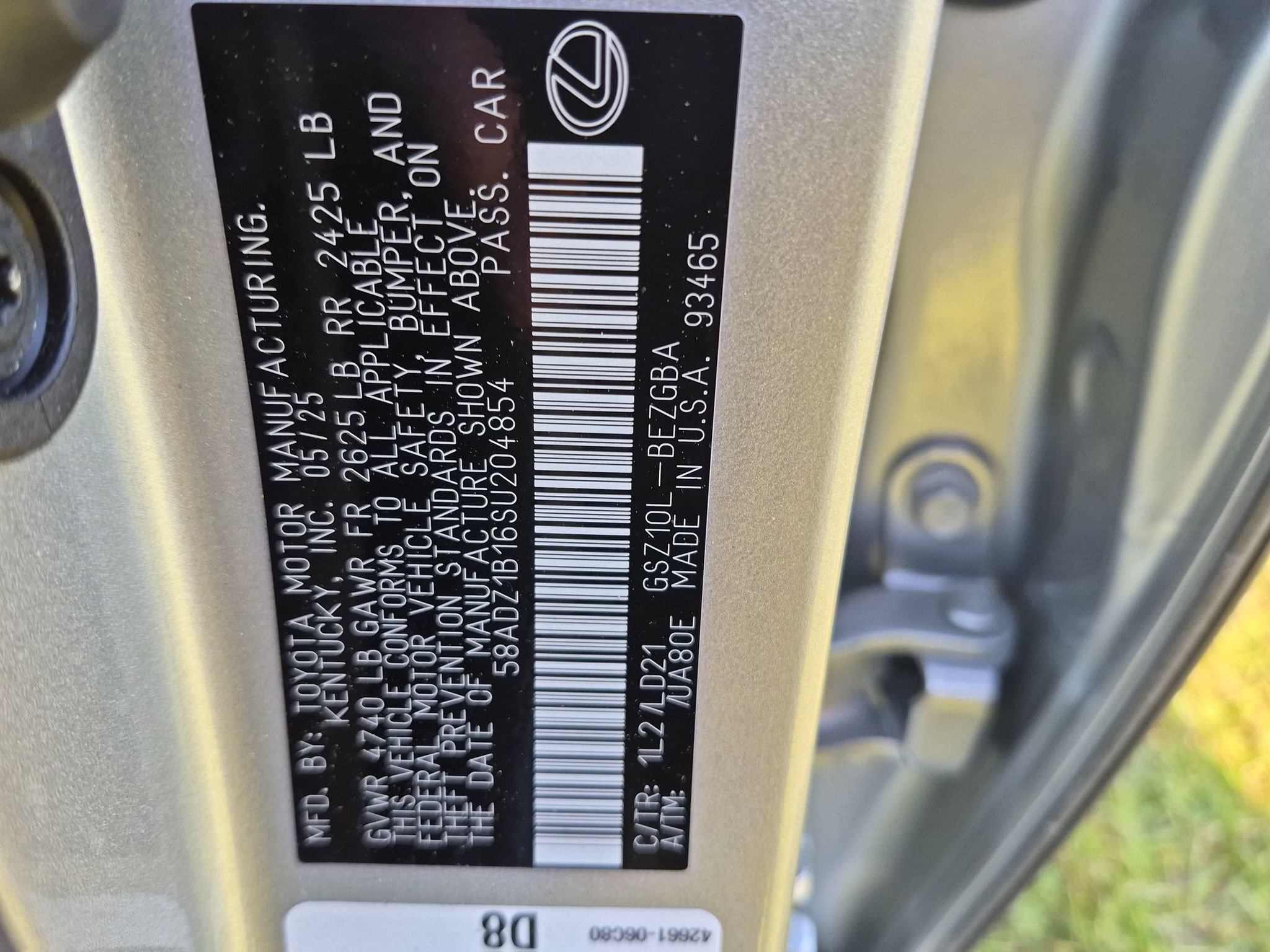 Used 2025 Lexus ES 350 w/ Premium Package FWD image 22