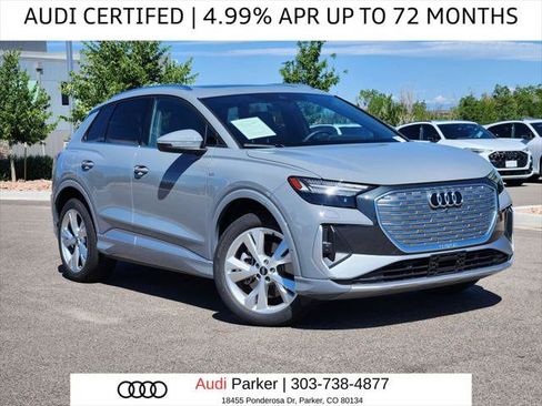 Certified 2023 Audi Q4 e-tron Prestige w/ 20" Wheel Package AWD/4WD image 1