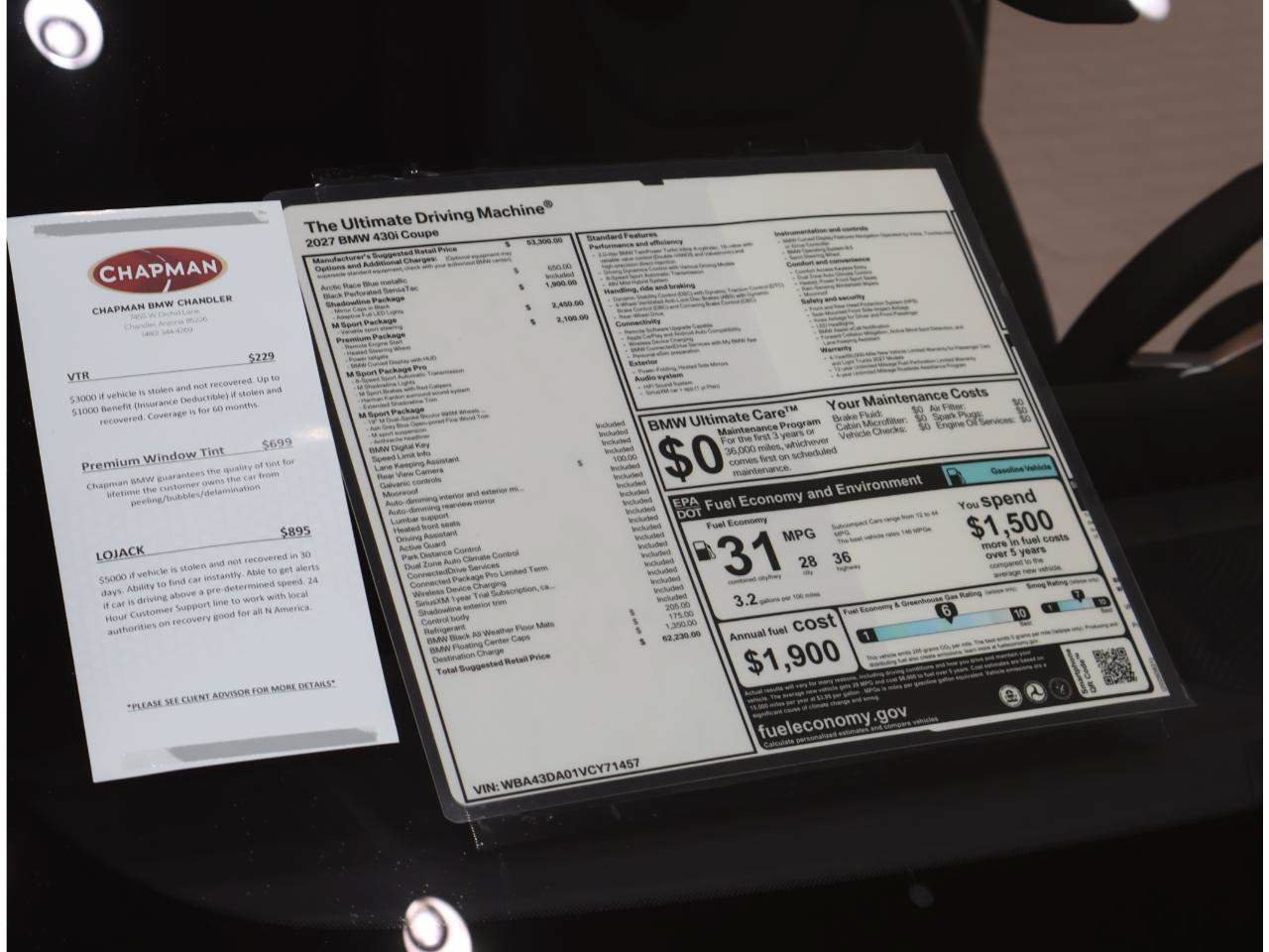 New 2027 BMW 430i Coupe w/ M Sport Package RWD image 20
