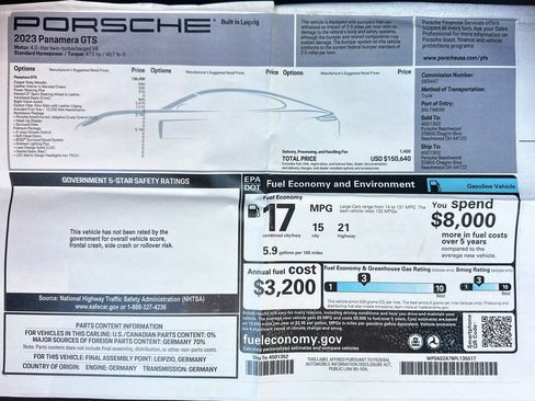 Used 2023 Porsche Panamera GTS image 51