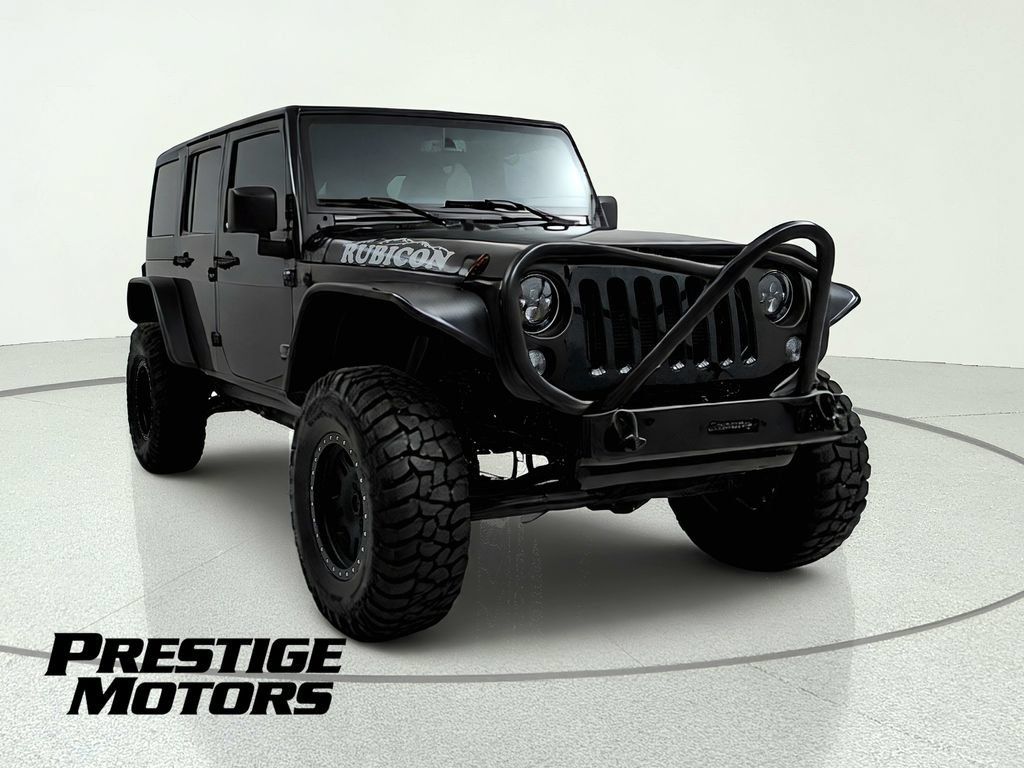 Used 2015 Jeep Wrangler Unlimited Rubicon w/ Connectivity Group AWD/4WD image 1