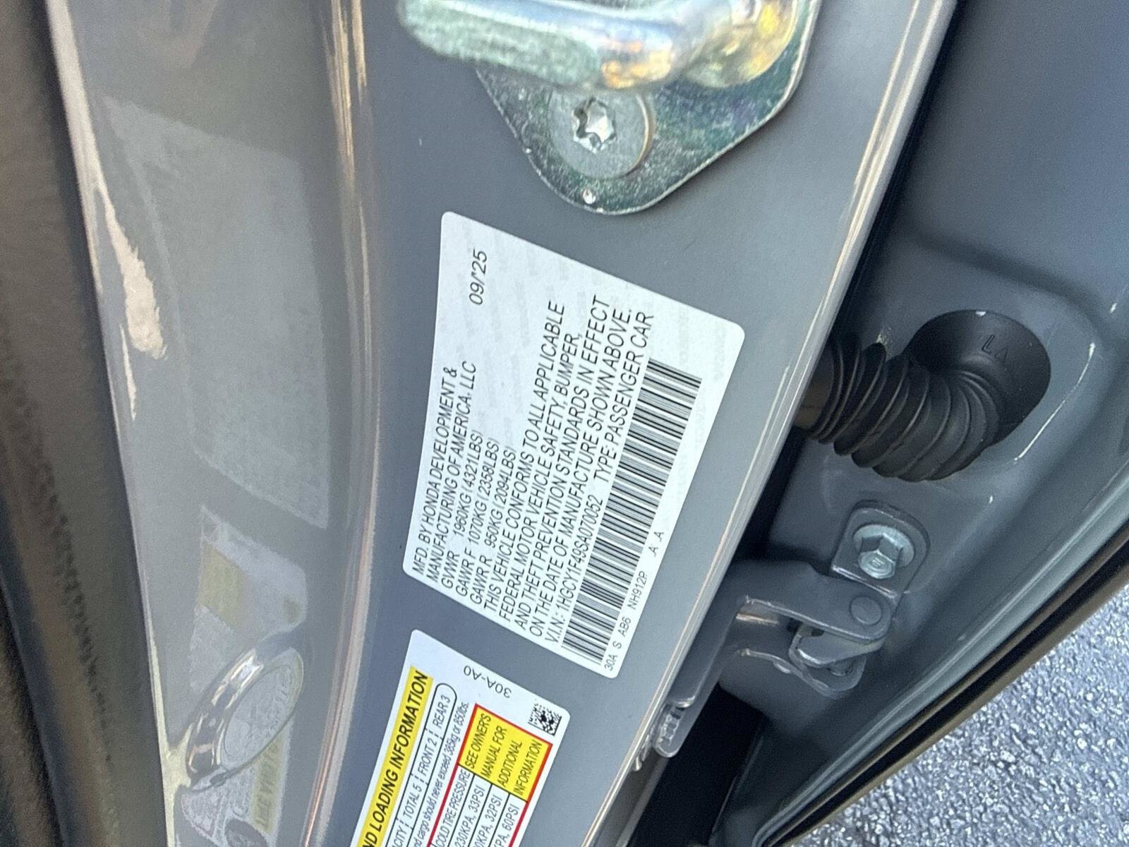 Used 2025 Honda Accord SE image 18