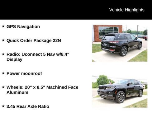 Used 2022 Jeep Grand Cherokee Overland AWD/4WD image 4