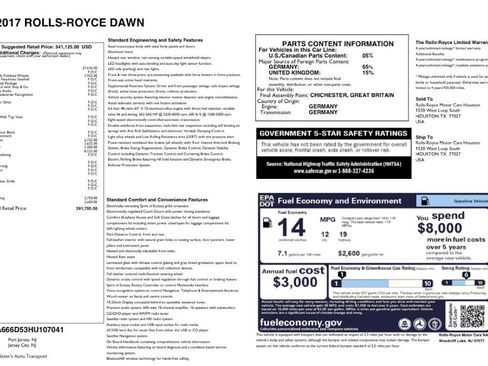 Used 2017 Rolls-Royce Dawn image 8