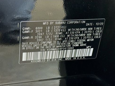 Used 2023 Subaru Ascent Limited w/ Technology Package AWD/4WD image 43