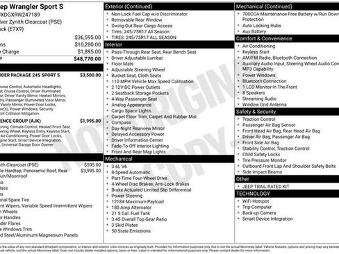 Used 2024 Jeep Wrangler Sport S image 2