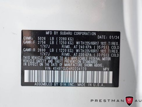 Used 2024 Subaru Outback Wilderness AWD/4WD image 47