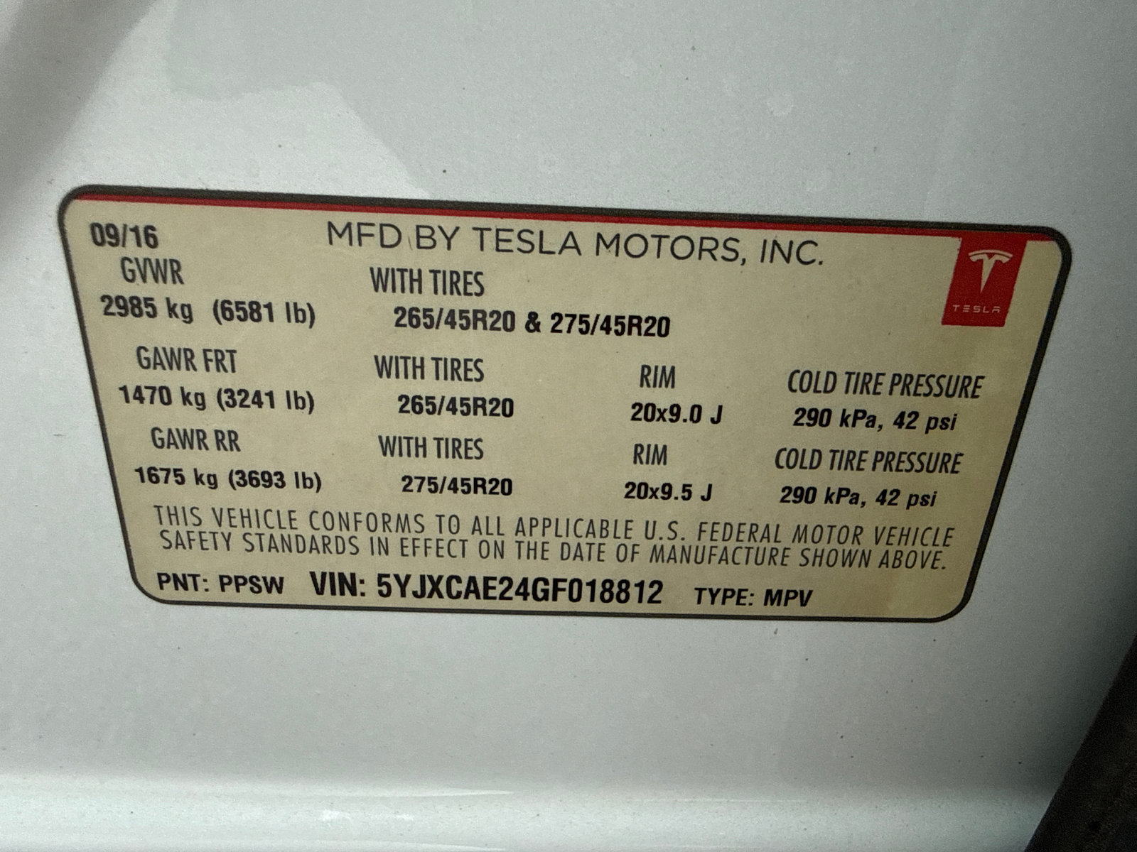 Used 2016 Tesla Model X 75D AWD/4WD image 64
