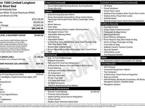 Used 2025 RAM 1500 Limited AWD/4WD image 41
