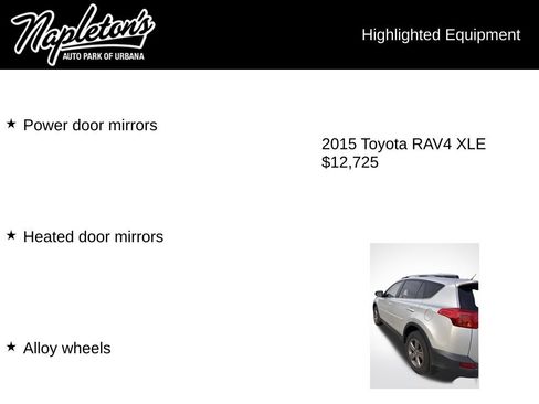 Used 2015 Toyota RAV4 XLE image 3