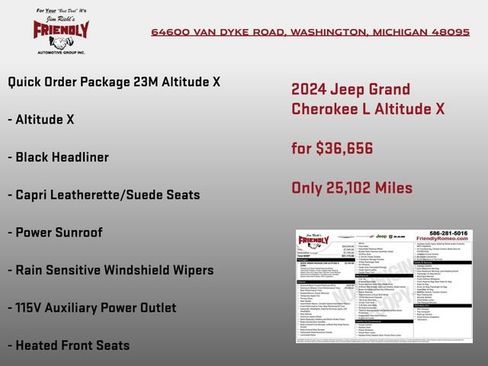 Used 2024 Jeep Grand Cherokee L Altitude image 3