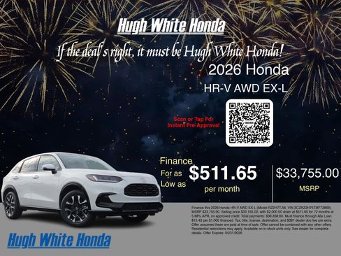 New 2026 Honda HR-V EX-L image 7