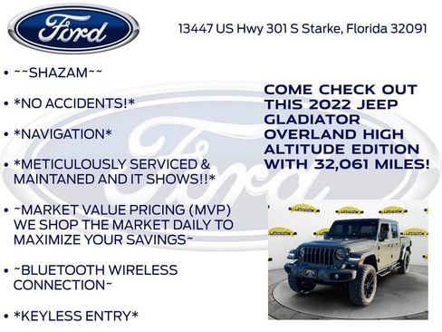 Used 2022 Jeep Gladiator Overland image 5