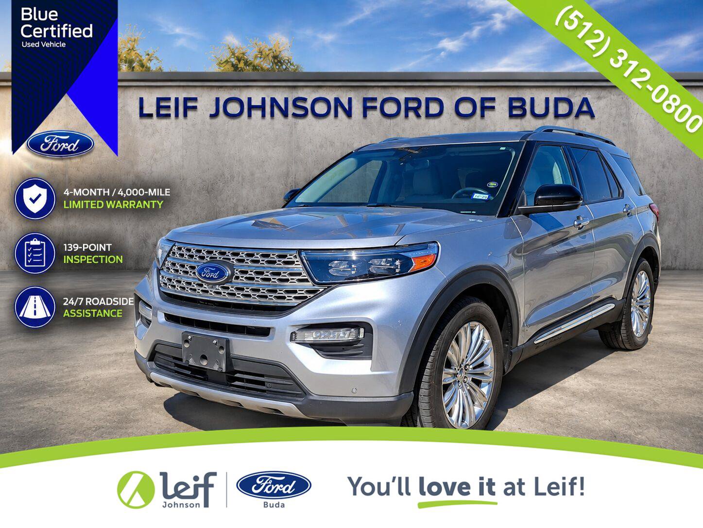 Used 2020 Ford Explorer Limited w/ Class III Trailer Tow Package AWD/4WD image 1