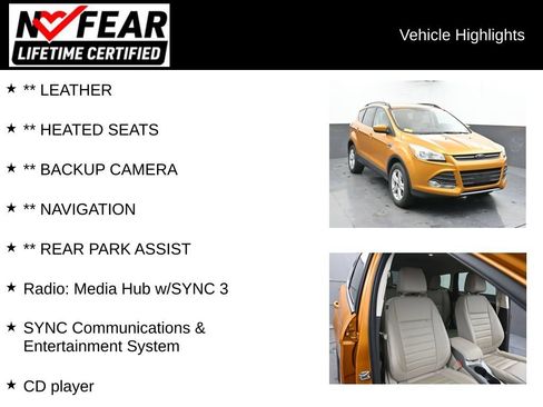 Used 2016 Ford Escape SE w/ SE Leather Comfort Package AWD/4WD image 2