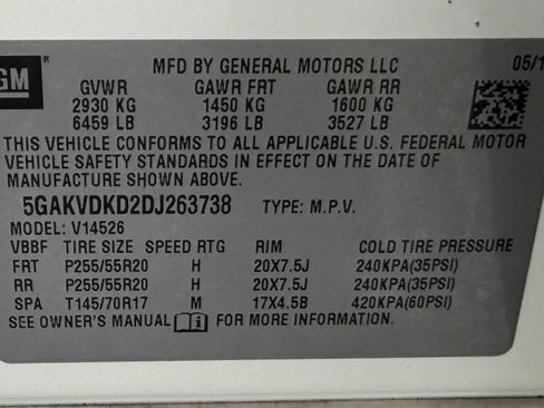 Used 2013 Buick Enclave Premium w/ LPO, Cargo Convenience Pkg AWD/4WD image 79