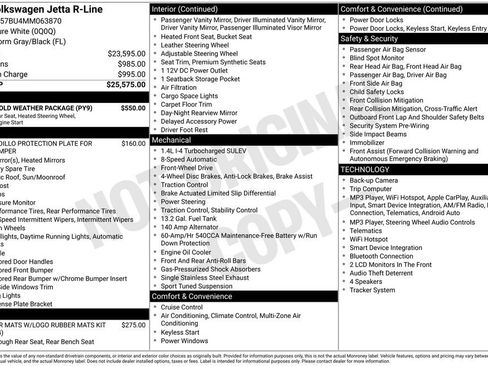 Used 2021 Volkswagen Jetta R-Line w/ R-Line Cold Weather Package FWD image 6