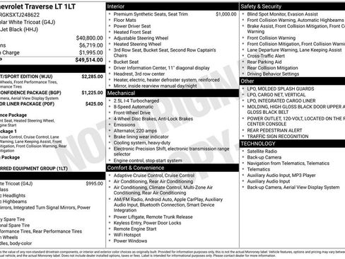 New 2026 Chevrolet Traverse LT w/ Midnight/Sport Edition image 4