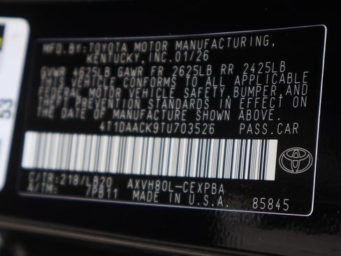 Certified 2026 Toyota Camry XSE FWD image 28