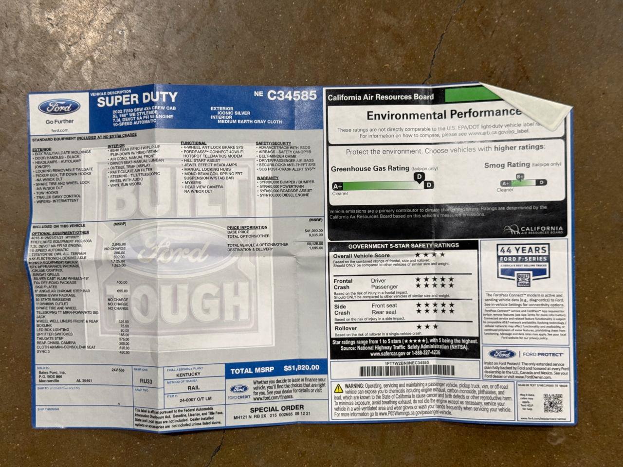 Used 2022 Ford F250 XL w/ STX Appearance Package AWD/4WD image 59