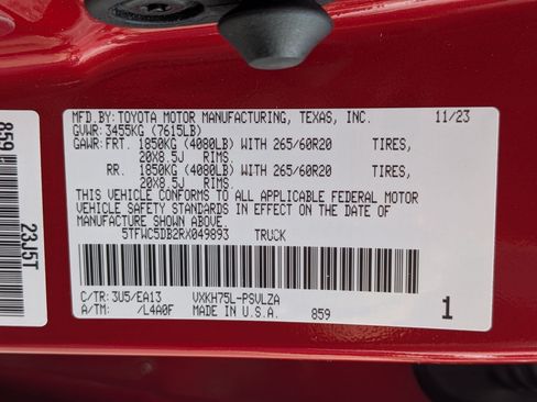 Used 2024 Toyota Tundra Limited w/ TRD Off-Road Package AWD/4WD image 39