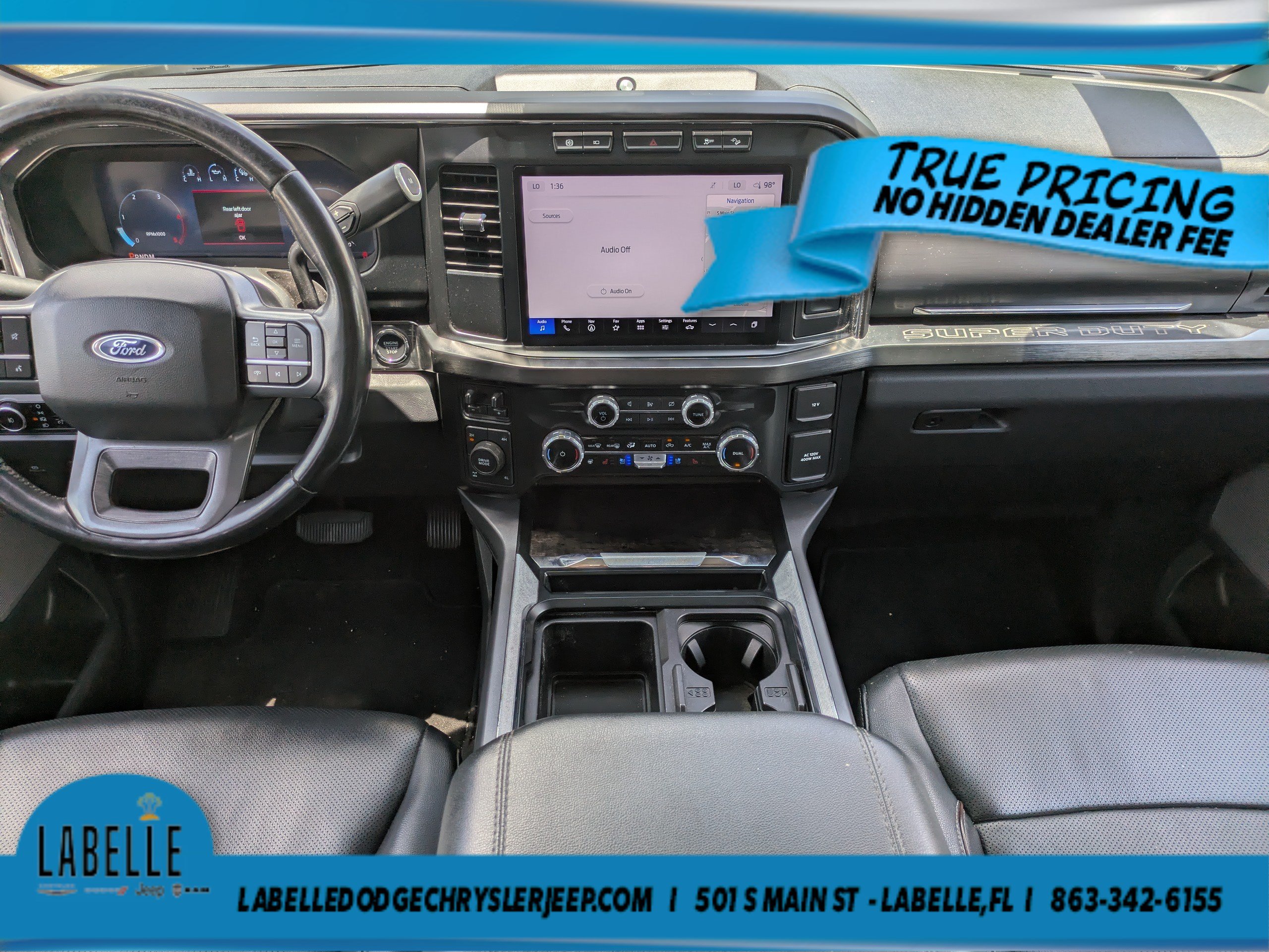 Used 2023 Ford F250 Lariat w/ Black Appearance Package AWD/4WD image 13