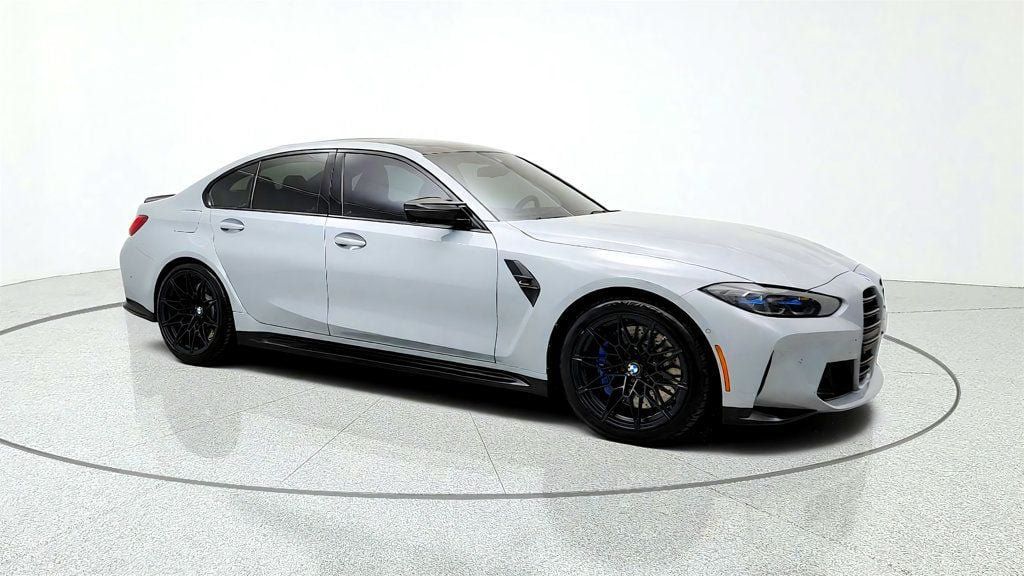 Used 2023 BMW M3 Competition w/ M Carbon Exterior Package AWD/4WD image 3