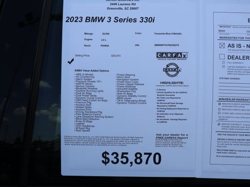Used 2023 BMW 330i Sedan RWD image 44