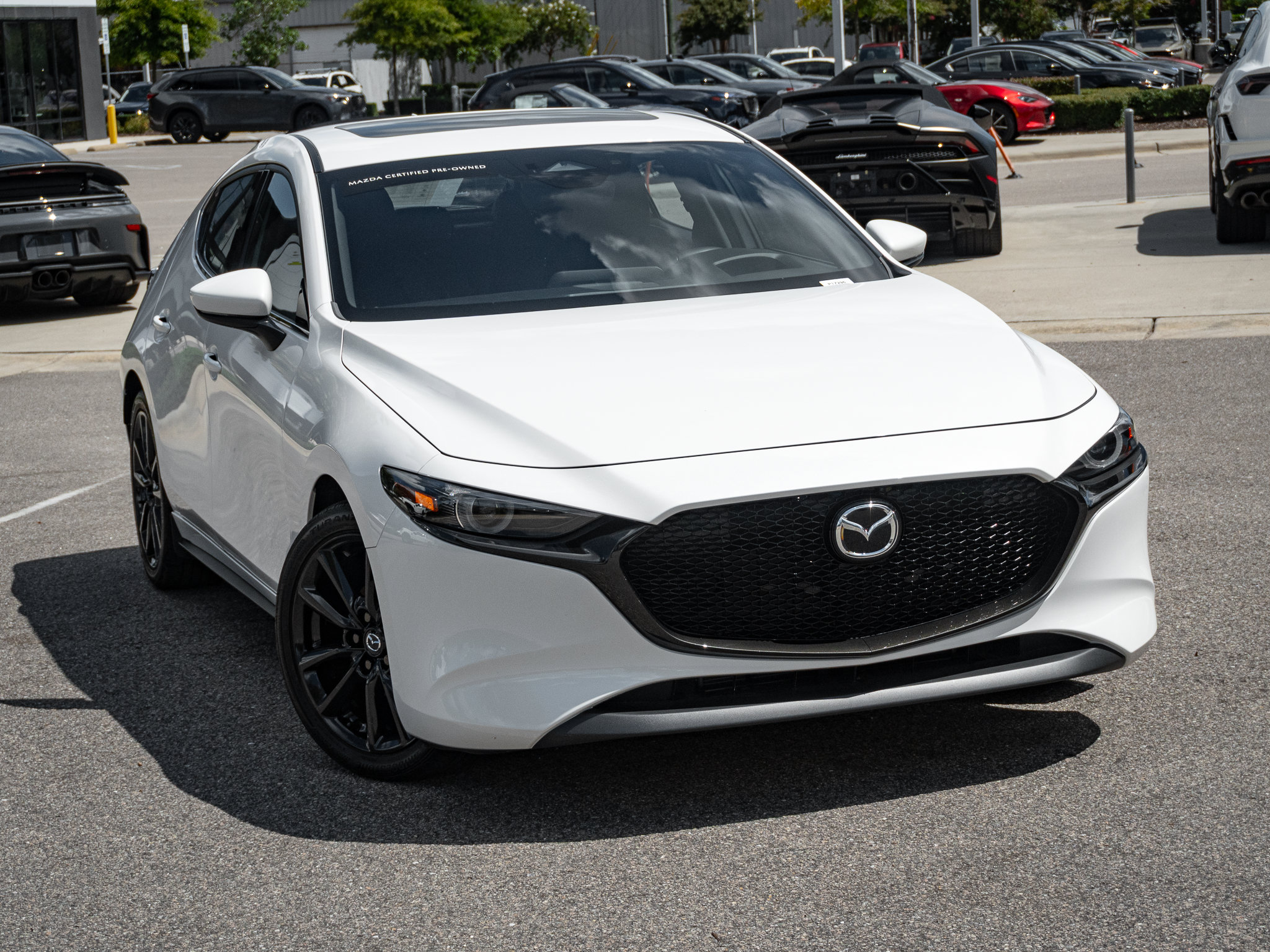 Used 2025 MAZDA MAZDA3 2.5 S Hatchback w/ Premium Pkg FWD image 2