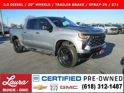 Certified 2025 Chevrolet Silverado 1500 Custom Trail Boss w/ LPO, Dark Essentials Package