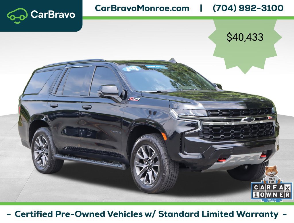 Certified 2021 Chevrolet Tahoe Z71 w/ Z71 Signature Package AWD/4WD image 8