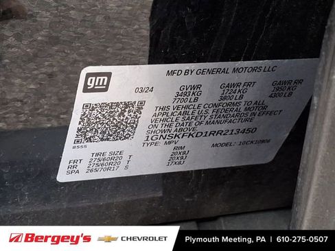 Certified 2024 Chevrolet Suburban Premier AWD/4WD image 30