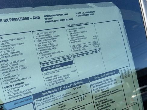 New 2026 Buick Encore GX Preferred image 8