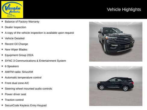 Used 2022 Ford Explorer XLT w/ Equipment Group 202A image 2