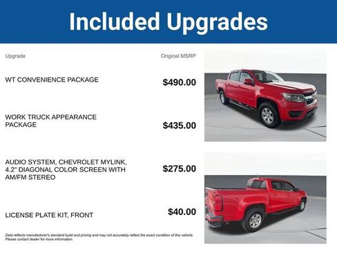 Used 2016 Chevrolet Colorado W/T w/ WT Convenience Package image 5