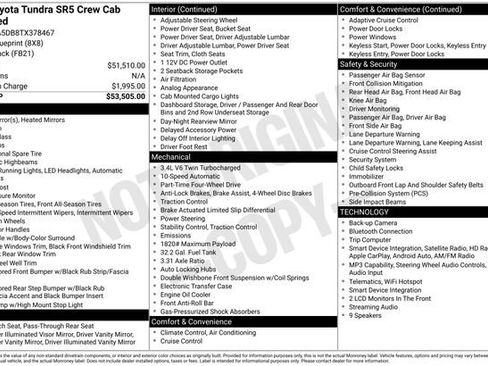 Used 2026 Toyota Tundra SR5 AWD/4WD image 4