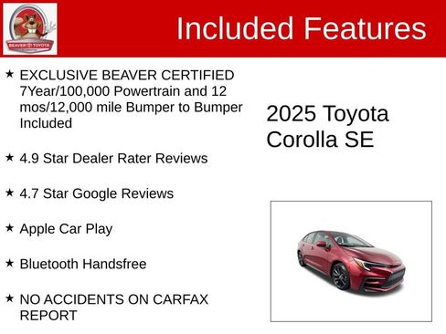 Used 2025 Toyota Corolla SE FWD image 4