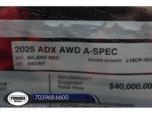New 2025 Acura ADX A-Spec image 35