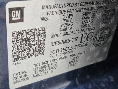 Used 2020 GMC Sierra 1500 AT4 w/ AT4 Premium Package image 37