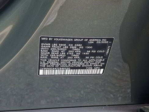 New 2026 Volkswagen Atlas SE AWD/4WD image 18