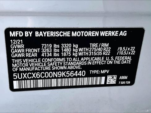 Used 2022 BMW X7 M50i w/ Luxury Seating Package image 36