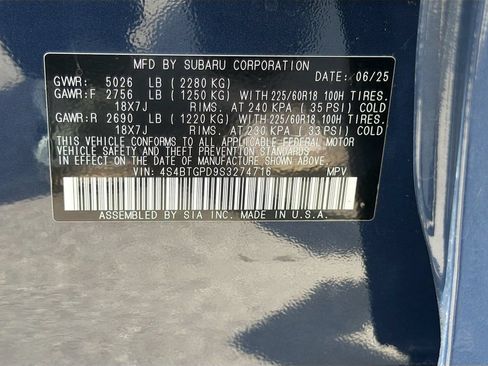 Used 2025 Subaru Outback Touring XT AWD/4WD image 47